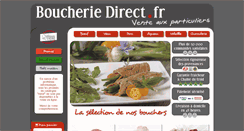 Desktop Screenshot of boucheriedirect.fr