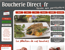 Tablet Screenshot of boucheriedirect.fr